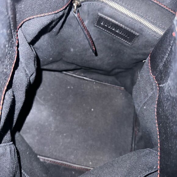 Burberry Red and Black Heart Tote Bag - Picture 4 of 6